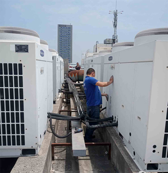 蓬安中央空调制热和不制冷系统维修方法